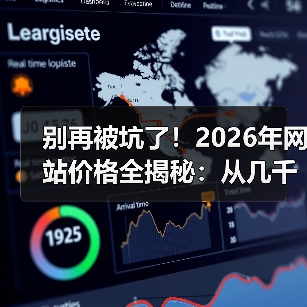 别再被坑了！2026年网站价格全揭秘：从几千到几十万差距在哪？（图1）
