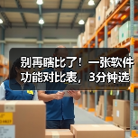 别再瞎比了!一张软件功能对比表,3分钟选出真命天子(图4) 别再瞎比了!一张软件功能对比表,3分钟选出真命天子(图4)