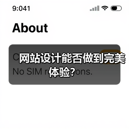 网站设计能否做到完美体验?(图2) 网站设计能否做到完美体验?(图2)