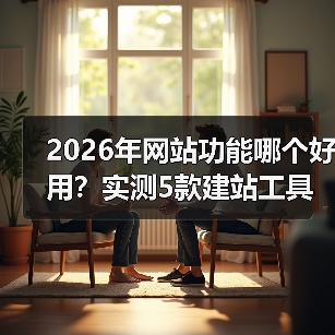 2026年网站功能哪个好用？实测5款建站工具，看完少走3年弯路（图1）