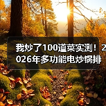 我炒了100道菜实测！2026年多功能电炒锅排行榜前十名，选错至少吃灰三年（图1）