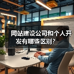 网站建设公司和个人开发有哪些区别？（图1）