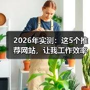 2026年实测：这5个推荐网站，让我工作效率飙升200%（图1）