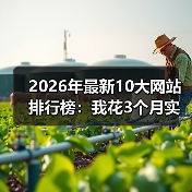 2026年最新10大网站排行榜：我花3个月实测，这份名单颠覆认知（图4）
