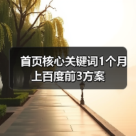 首页核心关键词1个月上百度前3方案(图1) 首页核心关键词1个月上百度前3方案(图1)