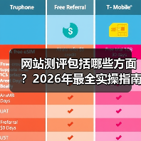 网站测评包括哪些方面?2026年最全实操指南,少走3年弯路(图4) 网站测评包括哪些方面?2026年最全实操指南,少走3年弯路(图4)