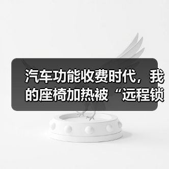 汽车功能收费时代,我的座椅加热被“远程锁死”了(图4) 汽车功能收费时代,我的座椅加热被“远程锁死”了(图4)