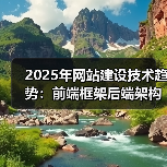 2025年网站建设技术趋势:前端框架后端架构数据库全解析(图2) 2025年网站建设技术趋势:前端框架后端架构数据库全解析(图2)