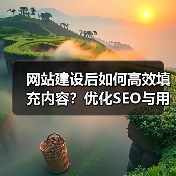 网站建设后如何高效填充内容?优化SEO与用户体验(图1) 网站建设后如何高效填充内容?优化SEO与用户体验(图1)