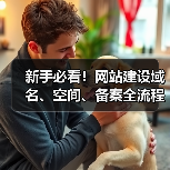 新手必看！网站建设域名、空间、备案全流程解析（图4）
