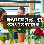 网站打开速度慢?提升技巧大全及实用方案(图1) 网站打开速度慢?提升技巧大全及实用方案(图1)